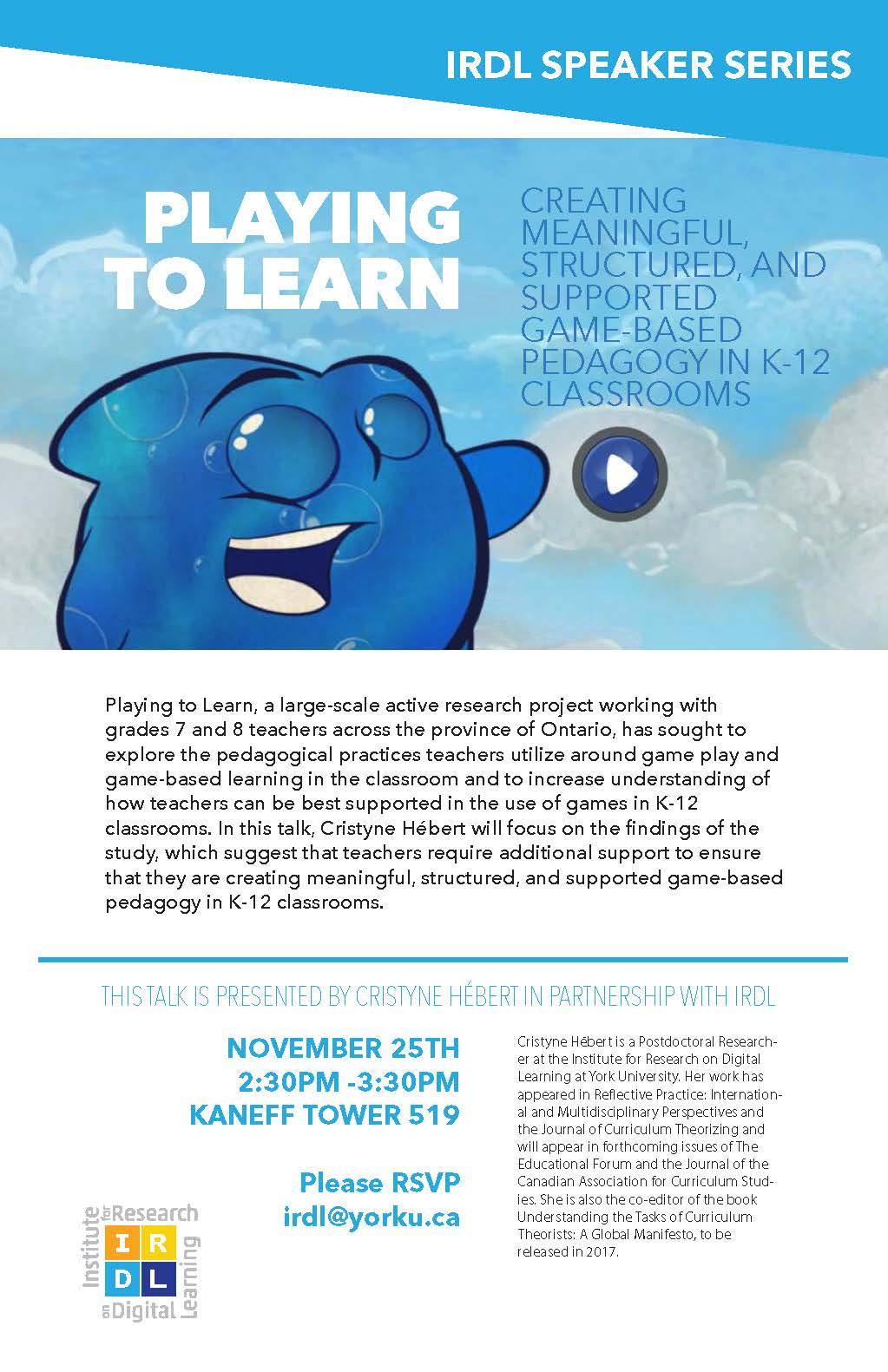 Playing2learn: Creating Meaningful, Structured, and Supported Game-Based Pedagogy in K-12 Classrooms